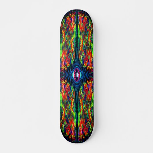 Oogverdraaiing en trippy schilderen skateboard (Voorkant)