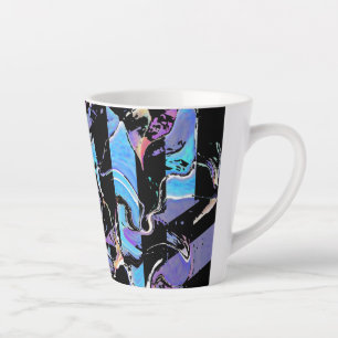 Oogverpest koffiebeker latte mok