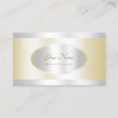 Oogvisserij Gold en Silver Effect Professional Visitekaartje (Voorkant)