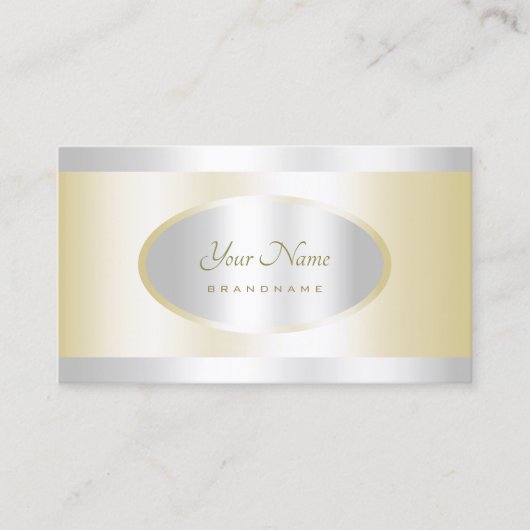 Oogvisserij Gold en Silver Effect Professional Visitekaartje (Voorkant)