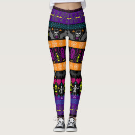 Oogzalig kerstfeest - Halloween Stripe Print Leggings
