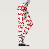 Oogzalig kerstpatroon leggings (Rechts)