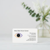 Oogzorg Optometrist Medisch Visitekaartje (Staand voorkant)