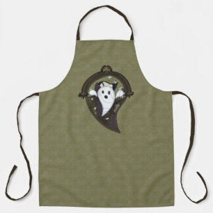 Ooh de Ghost All-Over Print Schort