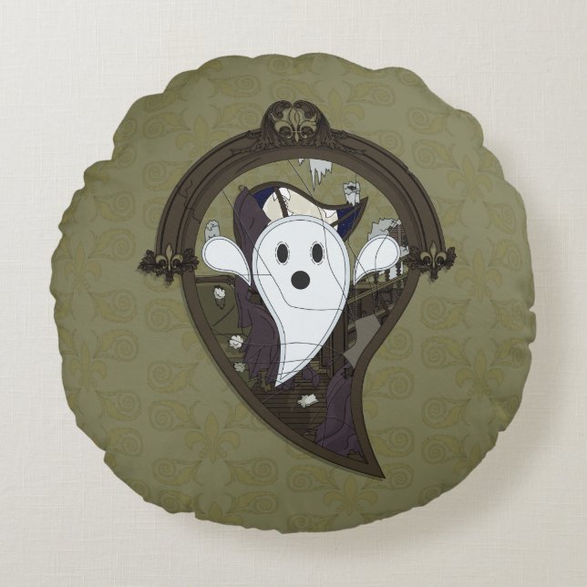 Ooh de spook rond kussen (Voorkant)