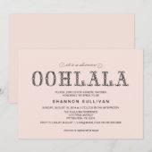 Ooh, invitation de la nuptiale (Devant / Derrière)