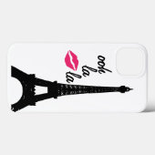 Ooh la la ! Coque iphone Tour Eiffel (Verso (horizontal))