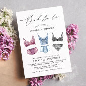 Ooh La La French Lingerie Douche Invitation