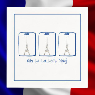 Ooh La La... Jouons au Mahj ! Serviettes en papier