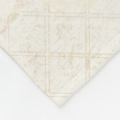 Ooh La La Paris Eiffel Tower on  Pattern Fleece Deken (Hoek)