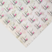 Ooh La La Paris Eiffel Tower on  Pattern Tissuepapier (Detail)