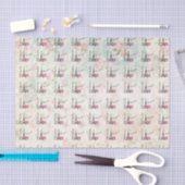 Ooh La La Paris Eiffel Tower on  Pattern Tissuepapier (Craft)
