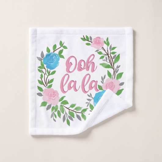 Ooh La La - Phrases Françaises (Gant de toilette)
