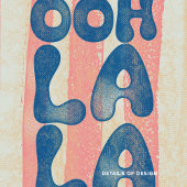 Ooh La La Trendy Wall Art Poster