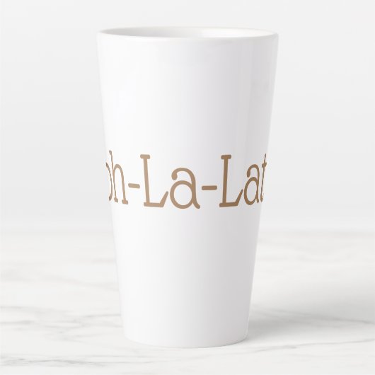 Ooh La Latte Latte Mok (Voorkant)