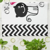 Ooh La naar de hoofddoek Theedoek (Gevouwen)