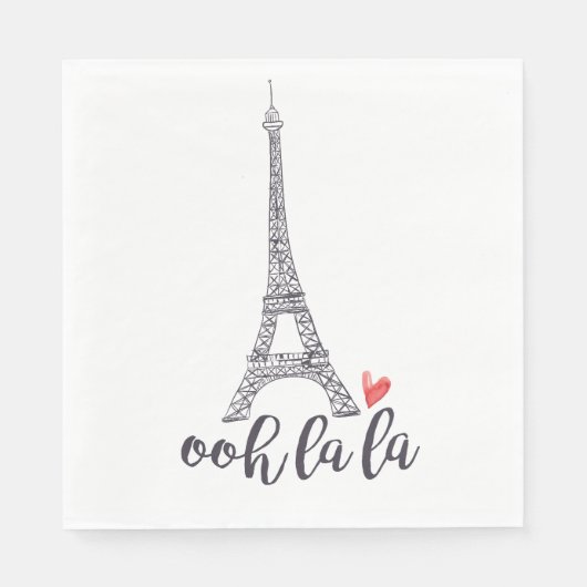 Ooh la Paris Napkins Servetten (Voorkant)