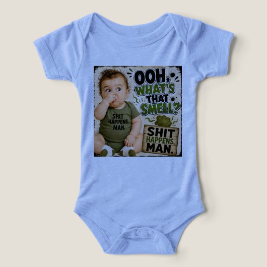 Ooh, Quelle est cette Odeur ? – Bébé Drôle (Design Recto)