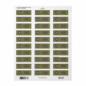 OOH Retouradreslabel Etiket (Full Sheet)