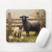 Ooi en lamsvlees Spring Sheep Art Muismat (Met muis)