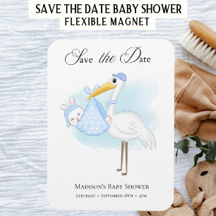 Ooieboord Magnetisch Save the Date voor Baby Jonge Magneet