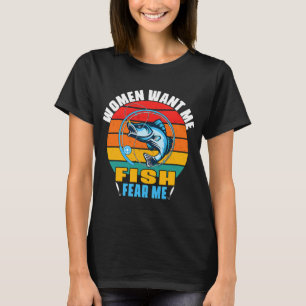 Ooievaar als visser met hengel t-shirt