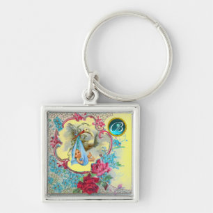 OOIEVAAR BABY BOY SHOWER GEM MONOGRAM SLEUTELHANGER