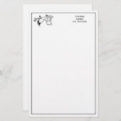  ooievaar die een Baby levert #1 Briefpapier (Voorkant / Achterkant)