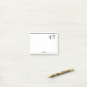  ooievaar die een Baby levert #1 Post-it® Notes (Op bureau)