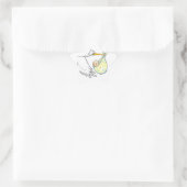 ooievaar en baby stickers (Tas)
