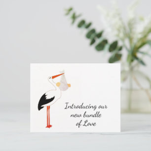 Ooievaar merchandise briefkaart