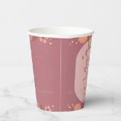 ooievaar met Baby-Baby shower Papieren Bekers (Rechts)