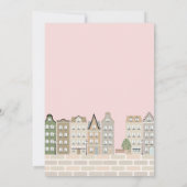 Ooievaar Ooievaar Baby Shower Speciale Levering St Kaart (Achterkant)