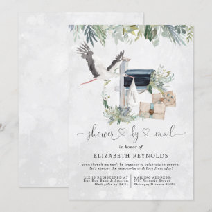 ooievaarsbezorging   Virtueel Baby shower per post Kaart
