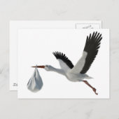 ooievaarsbundel briefkaart (Voorkant / Achterkant)