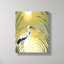ooievaarsmoeras | Everglades National Park Waterve Canvas Afdruk