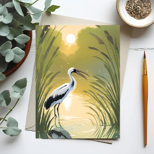 Ooievaarsmoeras Nationaal park Everglades Aquare Briefkaart