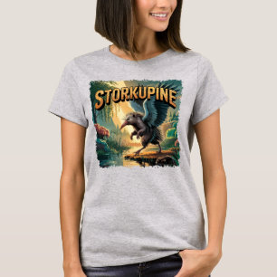 Ooievaarstekelvarken Illustratie – Grappige Ooieva T-shirt