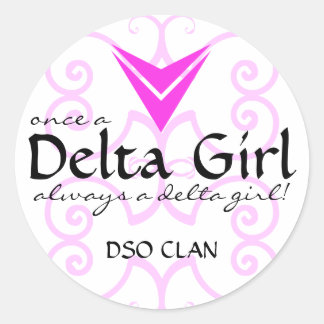 "Ooit een Delta Girl" Sticker