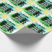 Ooit een rebel, altijd een rebelblauw groen cadeaupapier (Hoek)