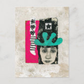 Ooit en altijd een krankzinnig Briefkaart - Abstra (Voorkant)