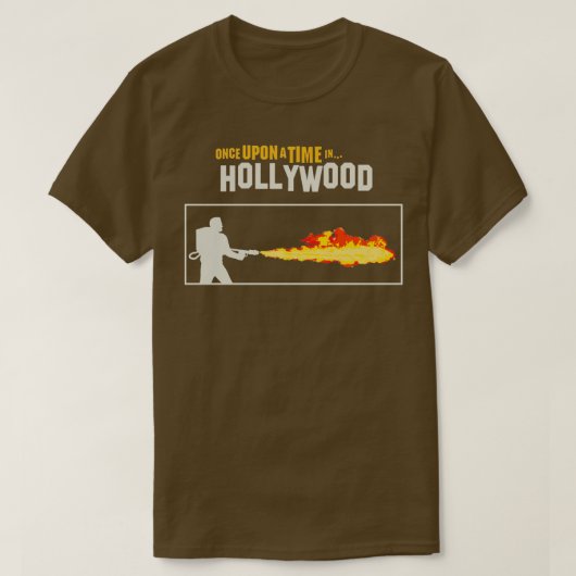 Ooit in Hollywood T-shirt (Design voorkant)