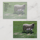 Ooit met tweelingen visitekaartje (Voorkant / Achterkant)