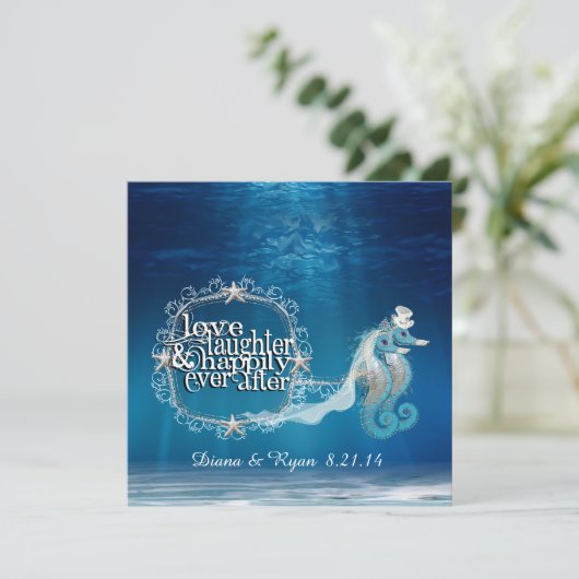 Ooit na de uitnodiging voor zeepaarden (Staand voorkant)