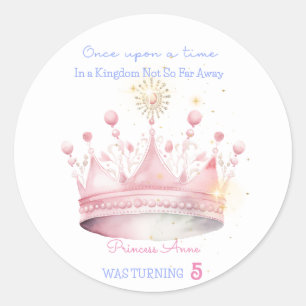 Ooit, Prinses Verjaardag Ronde Sticker