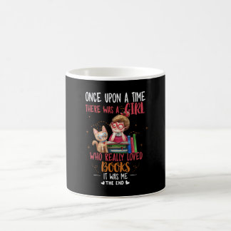 Ooit was er een meisje dat echt boekt koffiemok