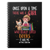 Ooit was er een meisje dat echt boekt notitieboek (Voorkant)