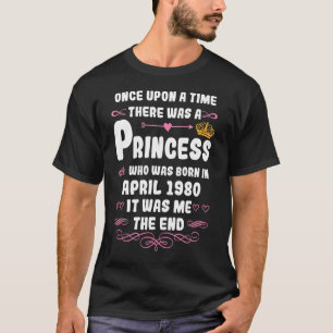 Ooit was er een prinses. april 1980 t-shirt