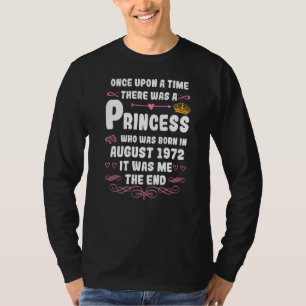 Ooit was er een prinses. augustus 1972 t-shirt