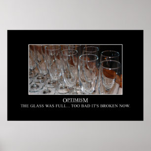 Ooit was mijn glas vol [XL] Poster